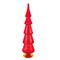 Cody Foster 17.0 Inch Single Translucent Red Glass Hued Tree Christmas Decorative Tree , Christmas Decor Versatile Holiday Decoration